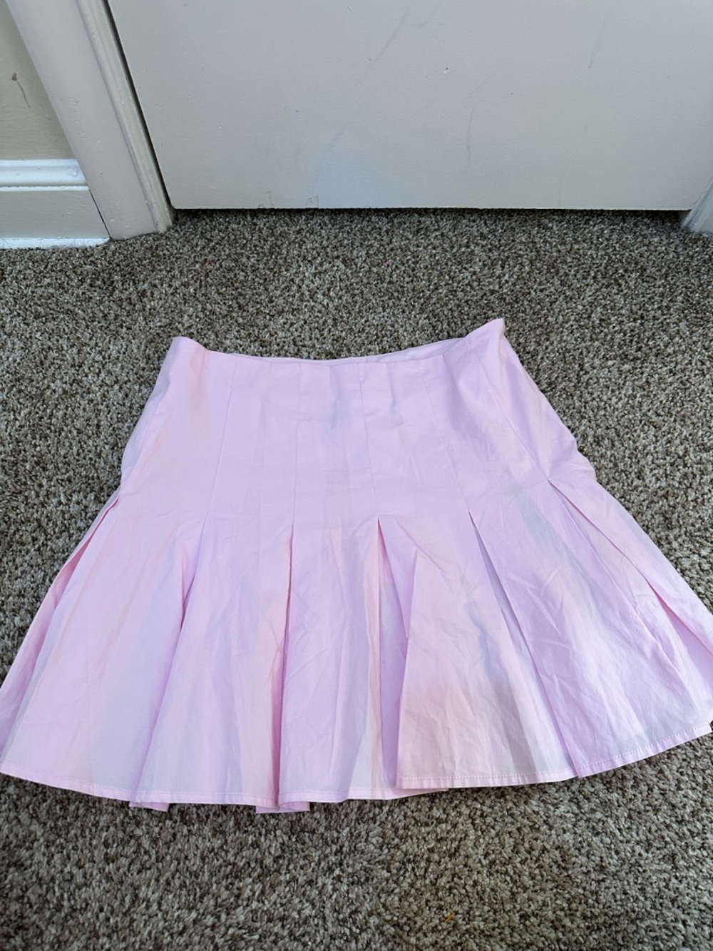 Hello Molly Loving Loop Pleated Skirt in Baby Pink NWT - Picture 2 of 4